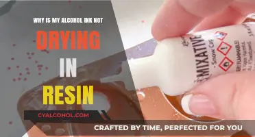 Troubleshooting Alcohol Ink and Resin Drying Issues