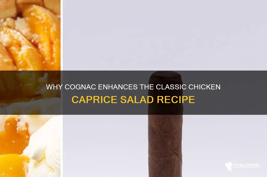 why is there cognac alcohole in a caprice