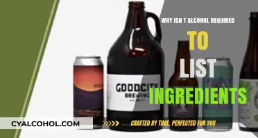Why Alcohol Labels Lack Ingredient Lists: Uncovering the Hidden Truth