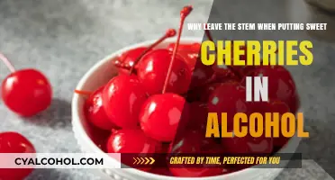 Sweet Cherries: Stem On or Off for Alcoholic Treats?