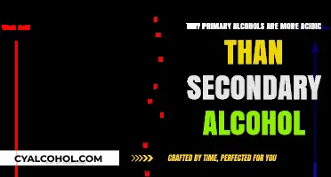 Primary Alcohols: Why More Acidic Than Secondary Alcohols?