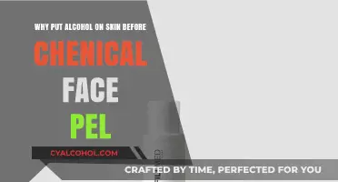 Alcohol Preps Skin for Chemical Peel Benefits