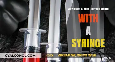 Syringe Alcohol: Why Do It?