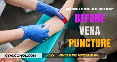 Alcohol Drying Time: A Crucial Step for Accurate Vena Puncture