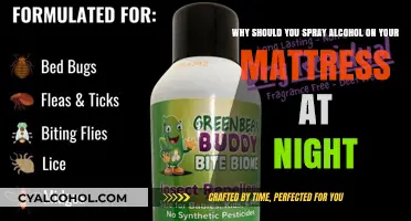 Spraying Alcohol on Mattress: A Good Night's Sleep