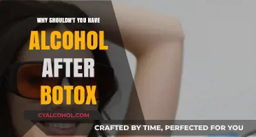 Avoid Alcohol Post-Botox: Risks and Reasons to Stay Sober