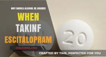 Escitalopram and Alcohol: Risks and Reasons to Avoid Mixing Them