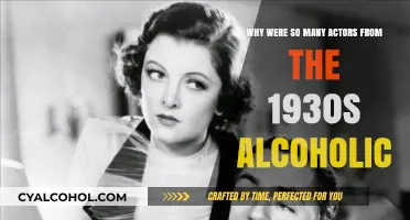 The Dark Side of Hollywood's Golden Age: Alcoholism in the 1930s