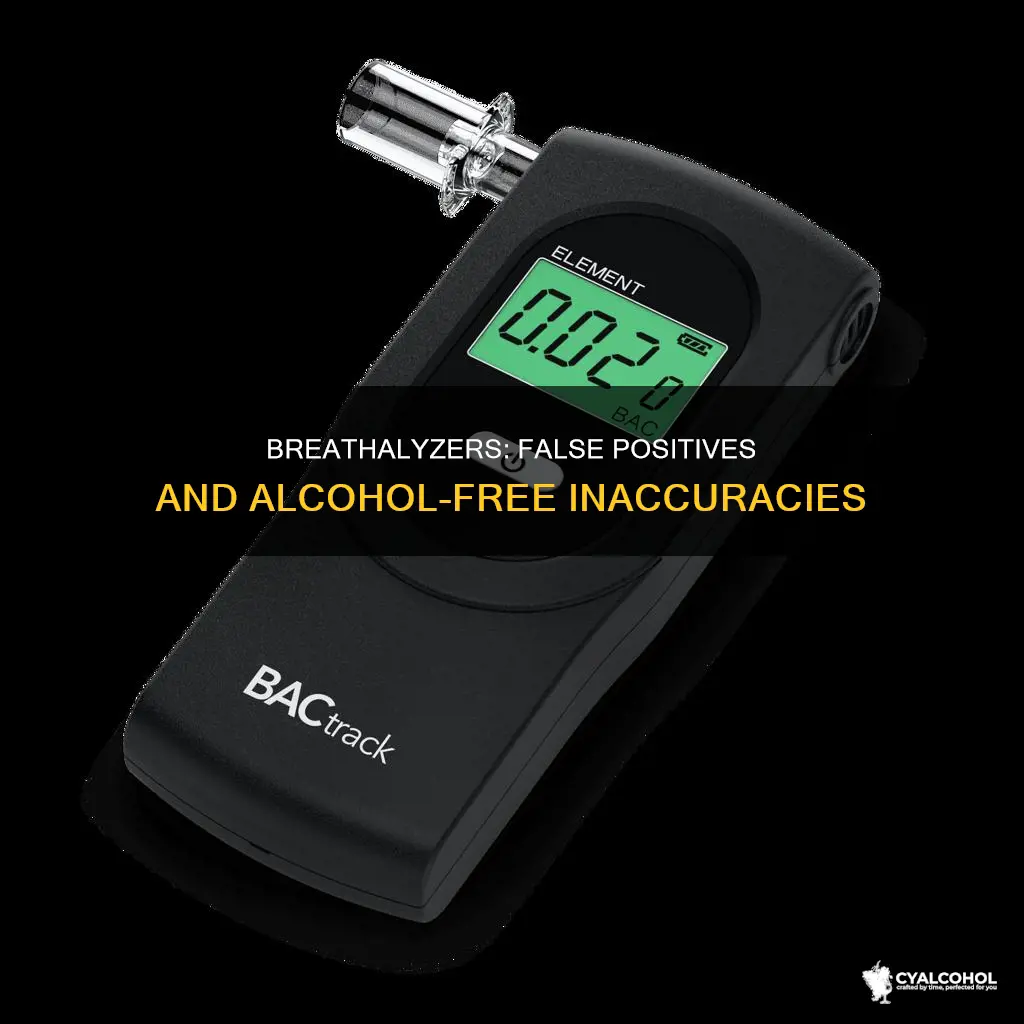 why would a breathylyzer blow 01 with no alcohol