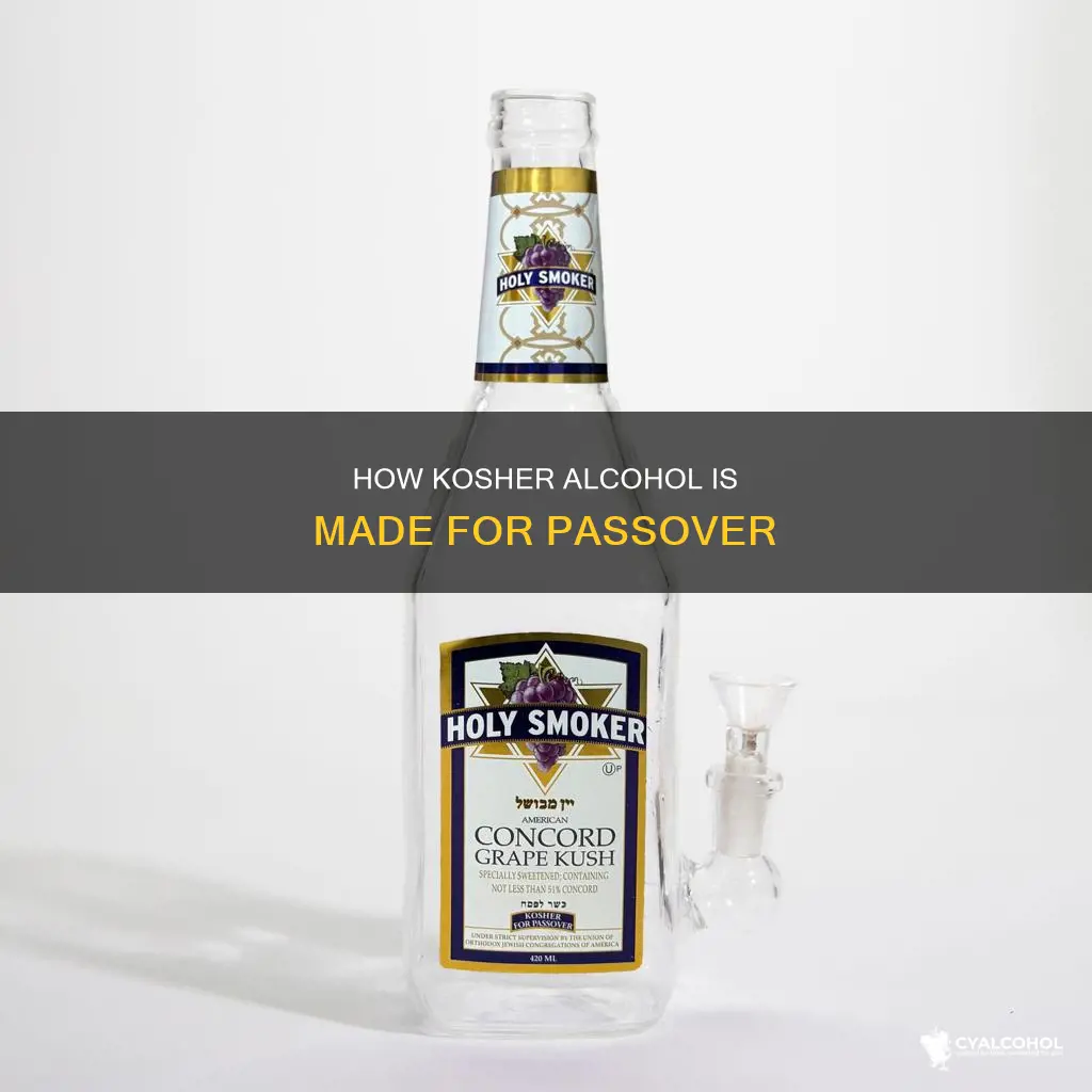 why would an alcohol be cocher except during passover
