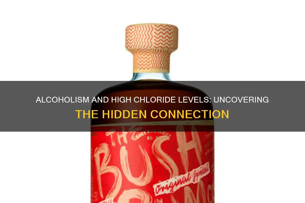 why would an alcoholic have high chloride levels