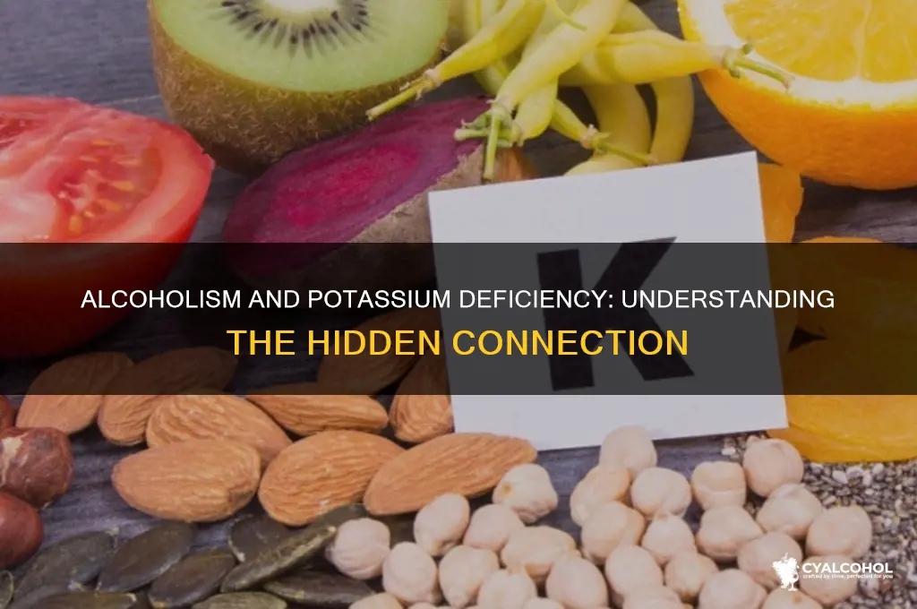 why would someone with alcoholism have low potassium