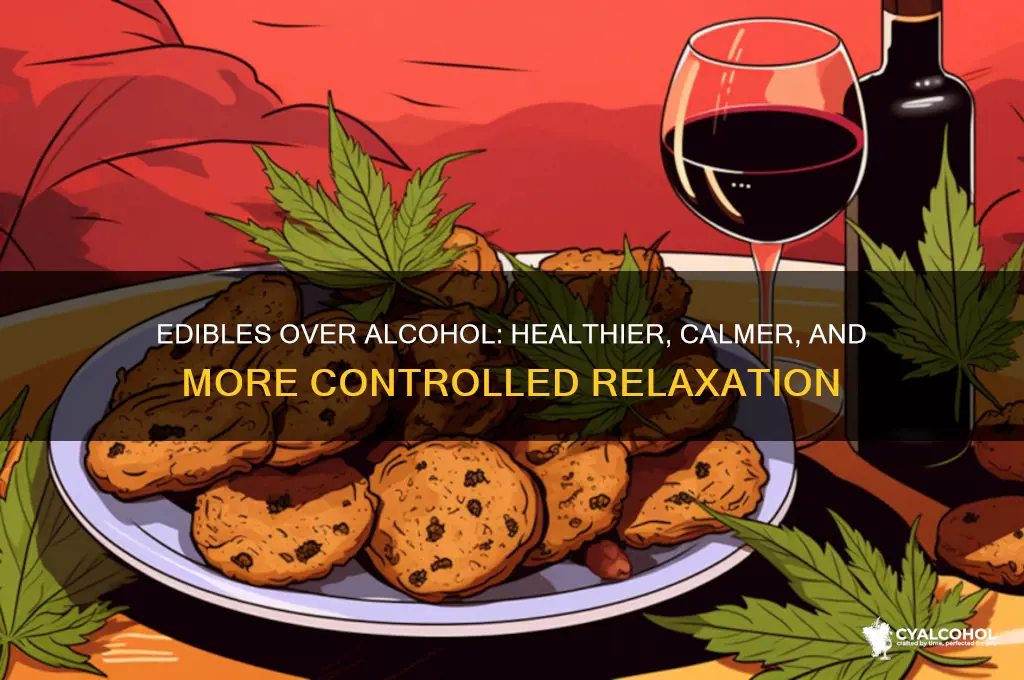 why you should eat edibles instead of alcohol