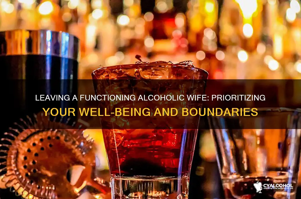 why you should leave a functioning alcoholic wife