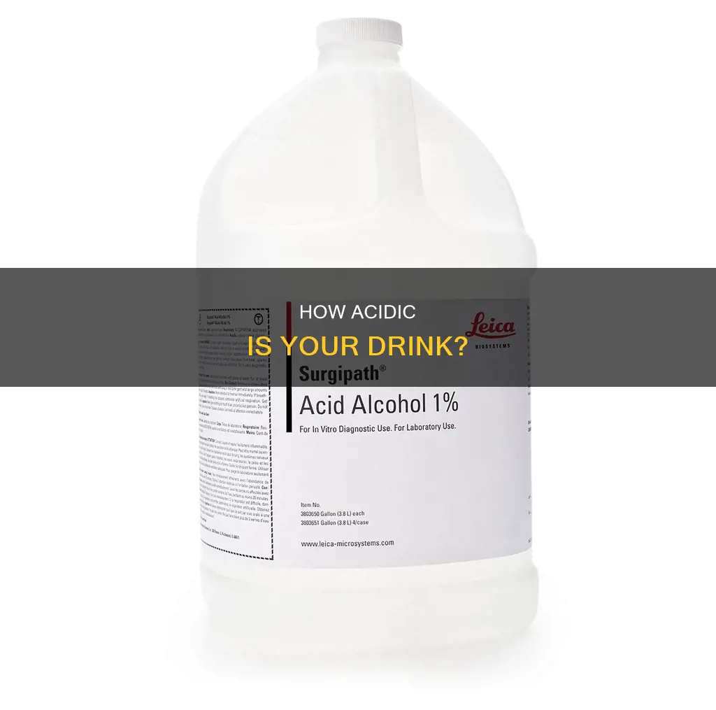 would an alcohol by a ewg be more acidic